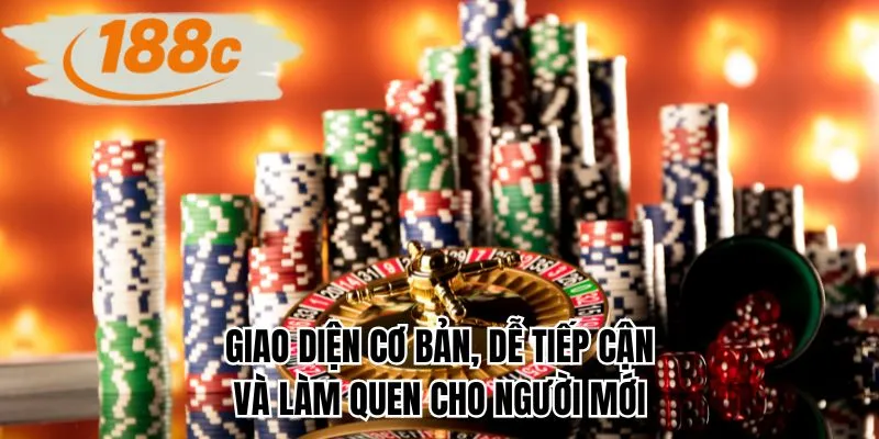 Giao diện cơ bản, dễ tiếp cận và làm quen cho người mới