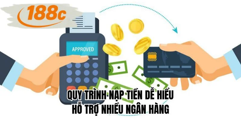 Quy trình nạp tiền dễ hiểu hỗ trợ nhiều ngân hàng